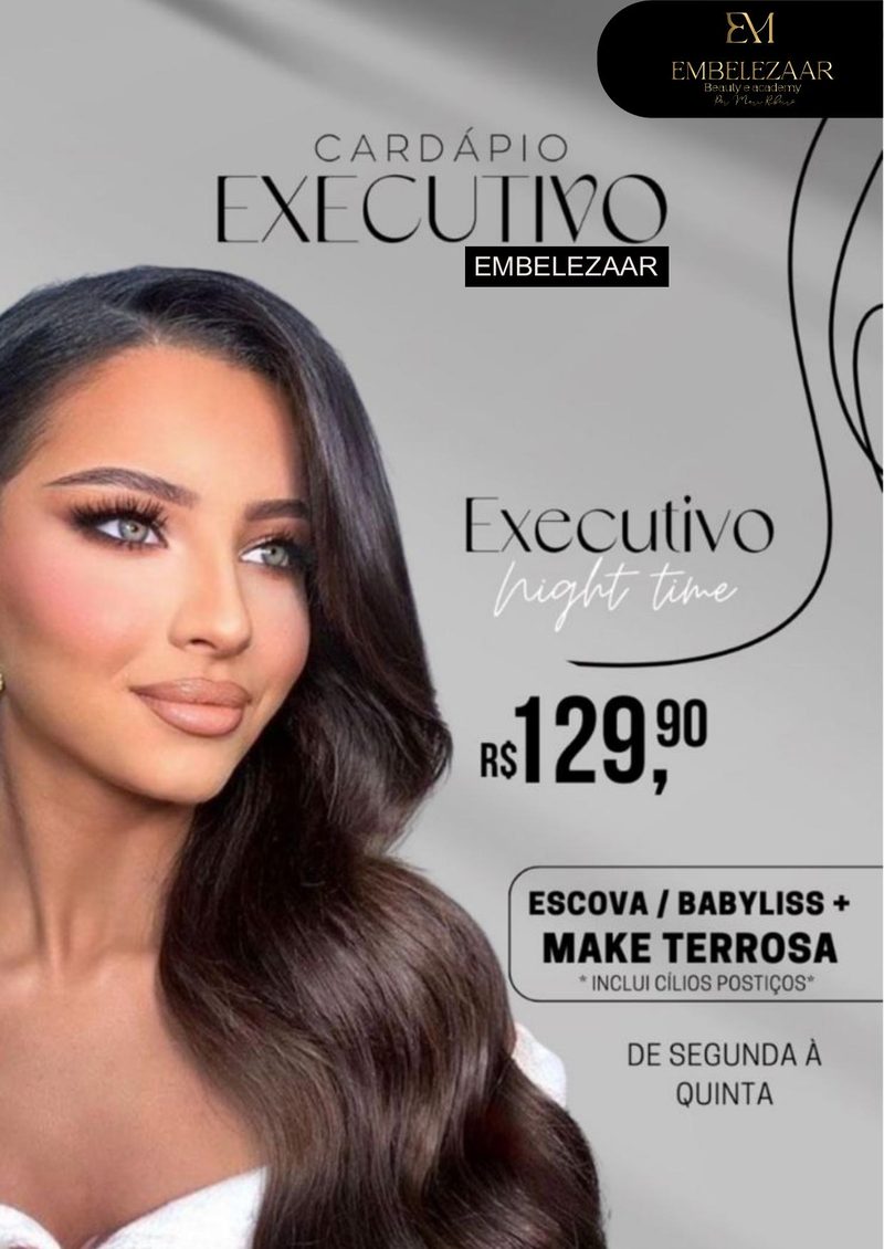 Maquiagem e produção executiva Embelezaar