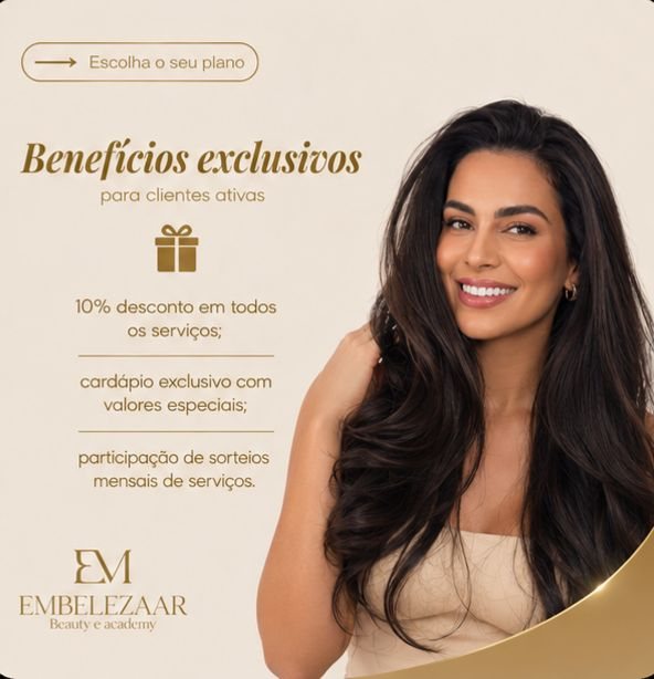 Benefícios exclusivos para clientes ativas